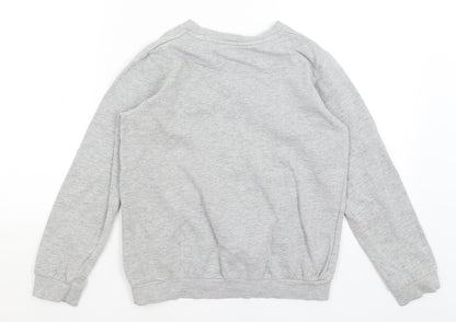 Pep & Co Girls Grey   Pullover Jumper Size 9-10 Years  - Friends Forever