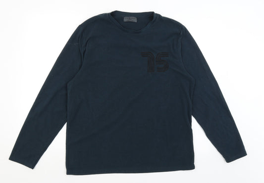Primark Mens Blue   Pullover Jumper Size L