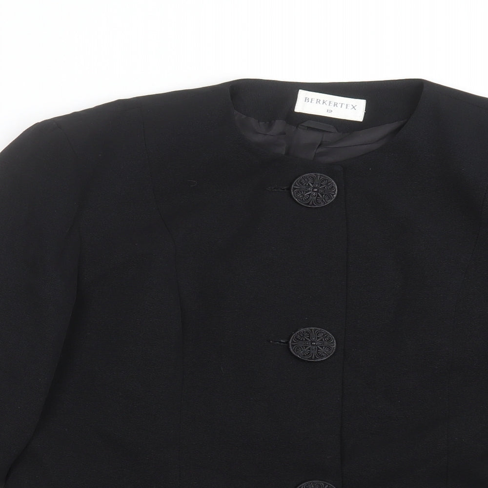 Womens UK Size 12 BERKETEX Black Jacket