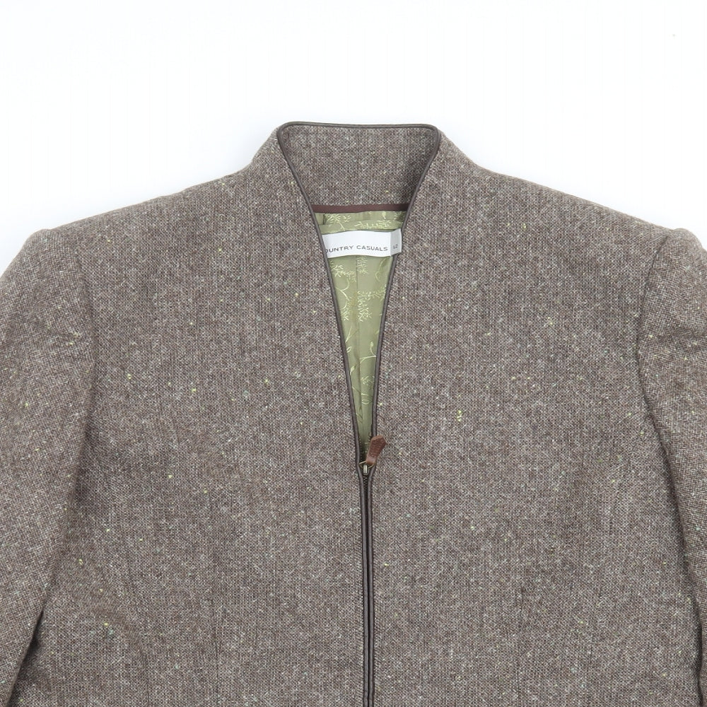Country Casuals Womens Beige   Jacket  Size 12