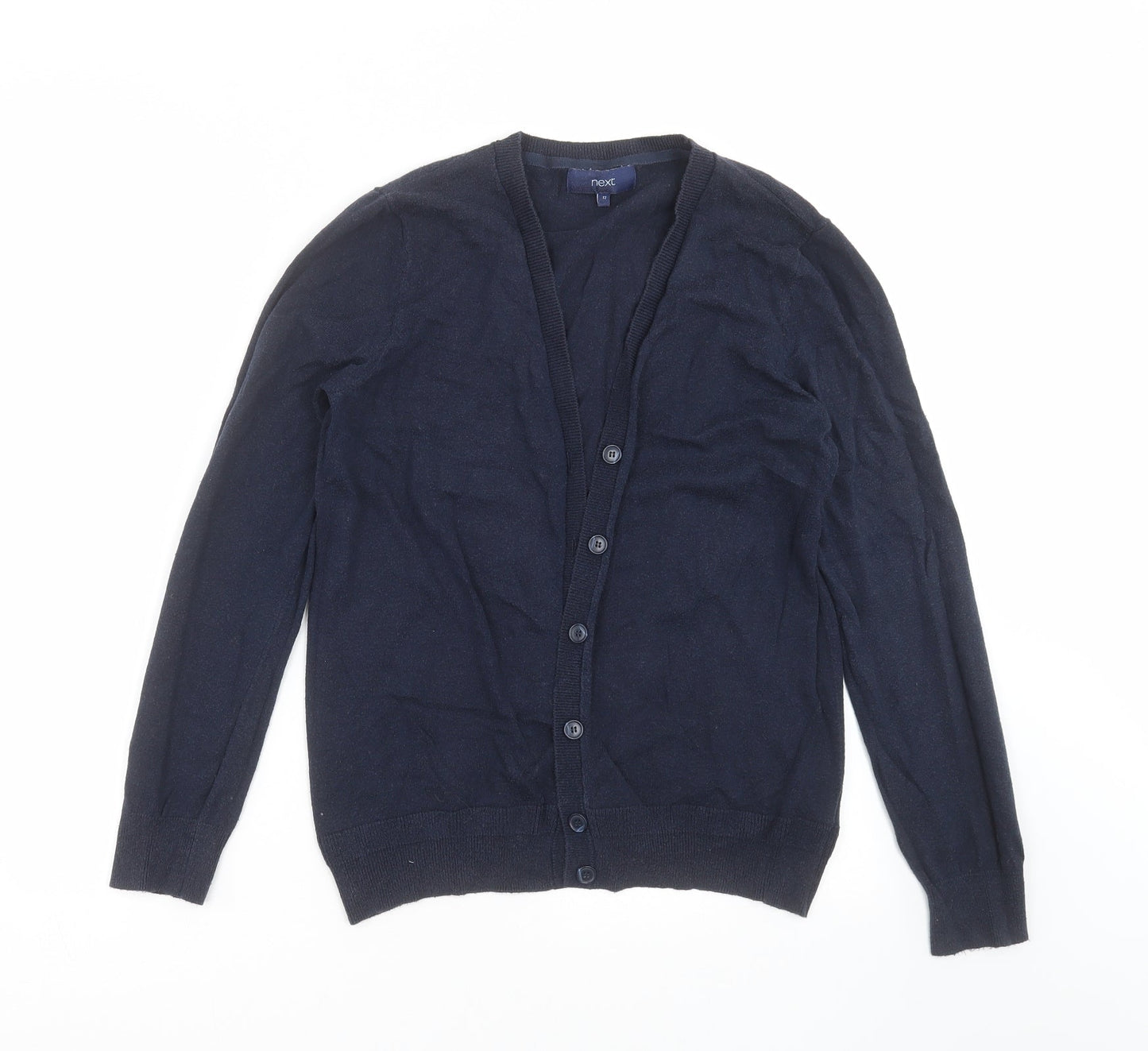 Womens UK Size 12 NEXT Blue Cardigan Jumper