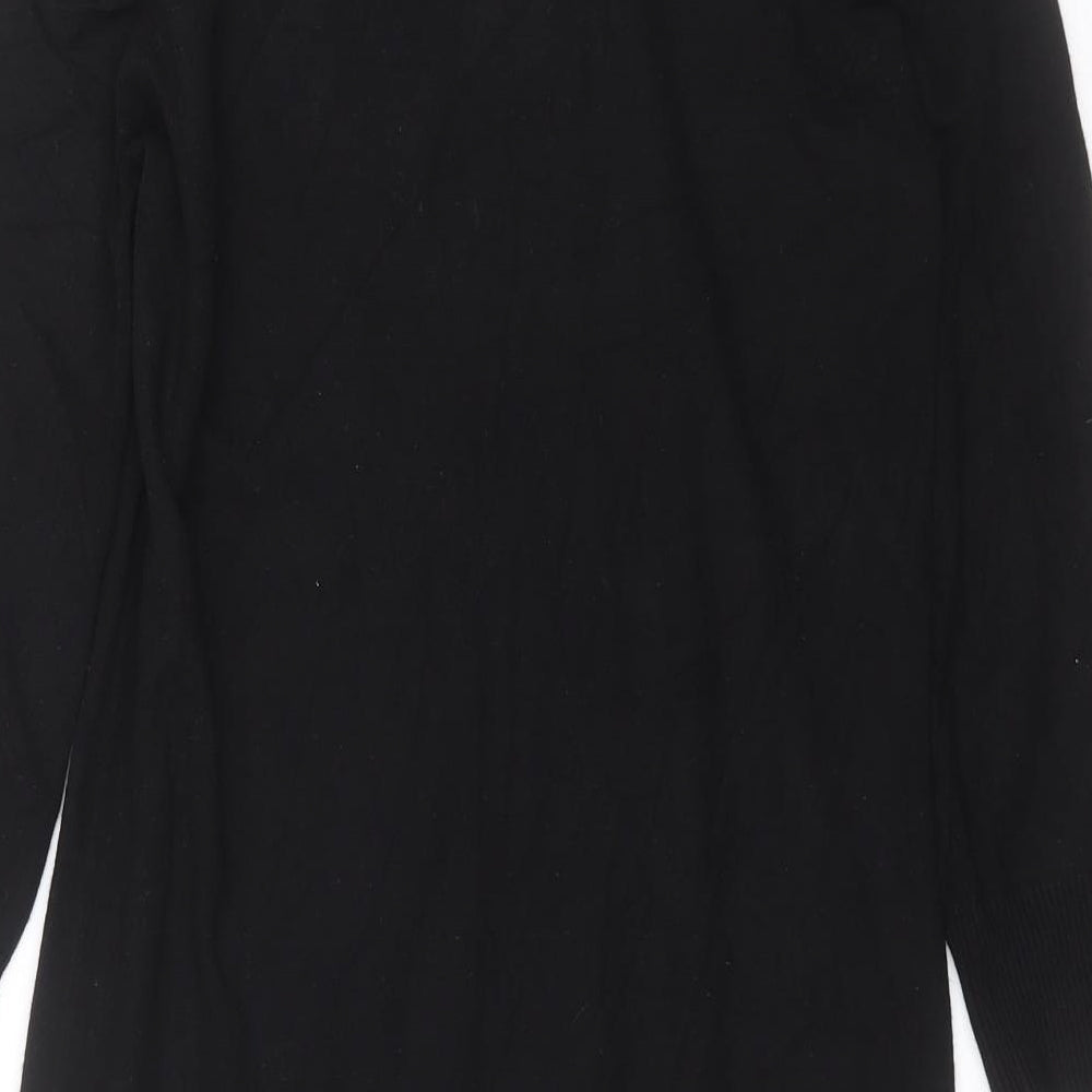 Womens UK Size 12 Red Herring Black Pullover Jumper