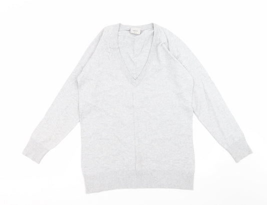 Womens UK Size 10 NEXT Grey Pullover Jumper