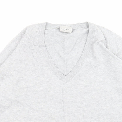 Womens UK Size 10 NEXT Grey Pullover Jumper