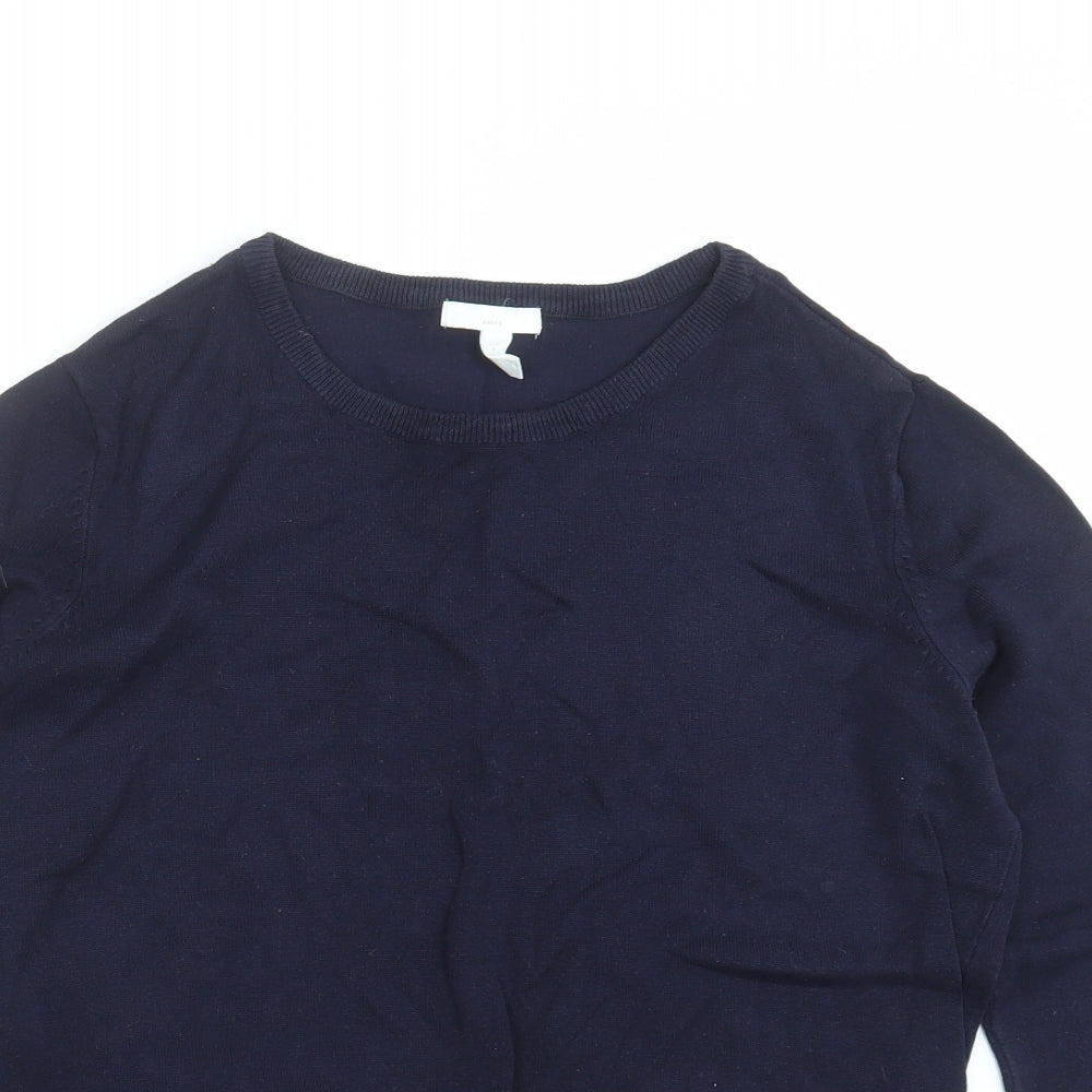 Womens UK Size M H&M Blue Pullover Jumper