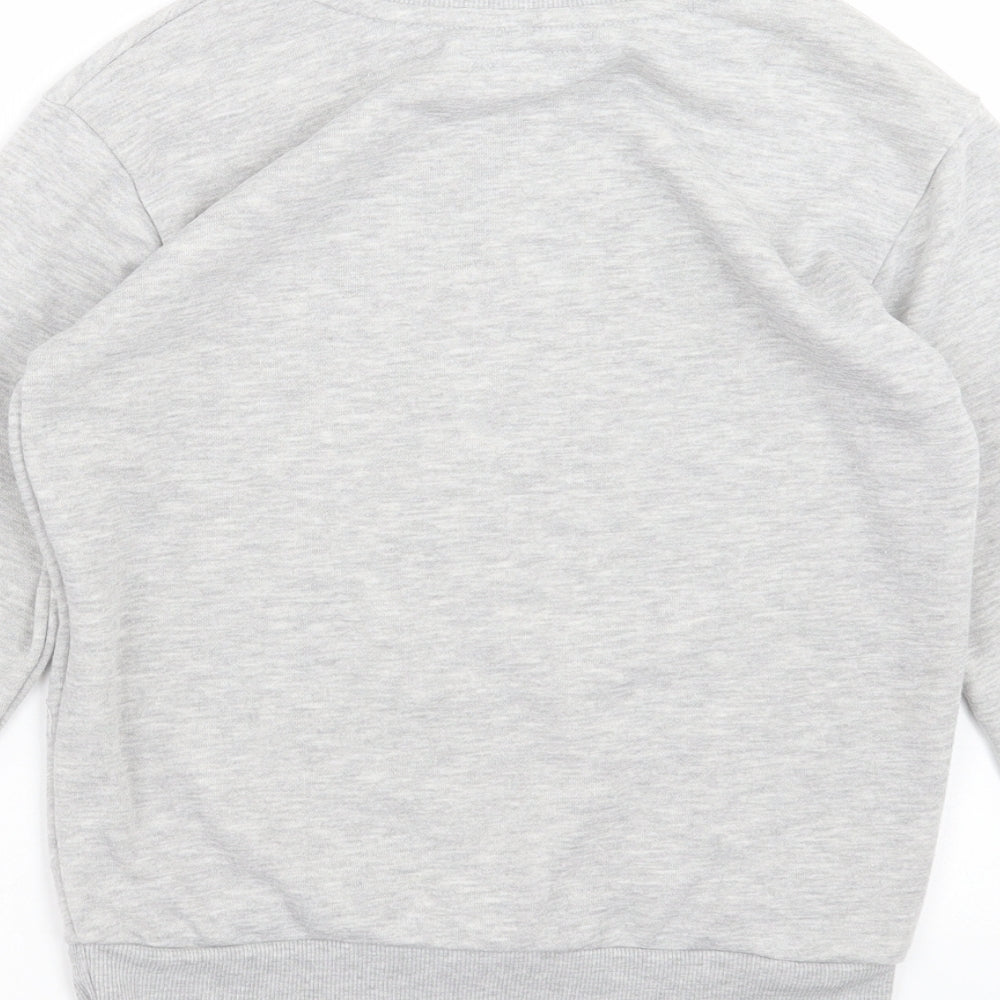 Primark Girls Grey   Pullover Sweatshirt Size 11-12 Years  - To Do List: Nothing