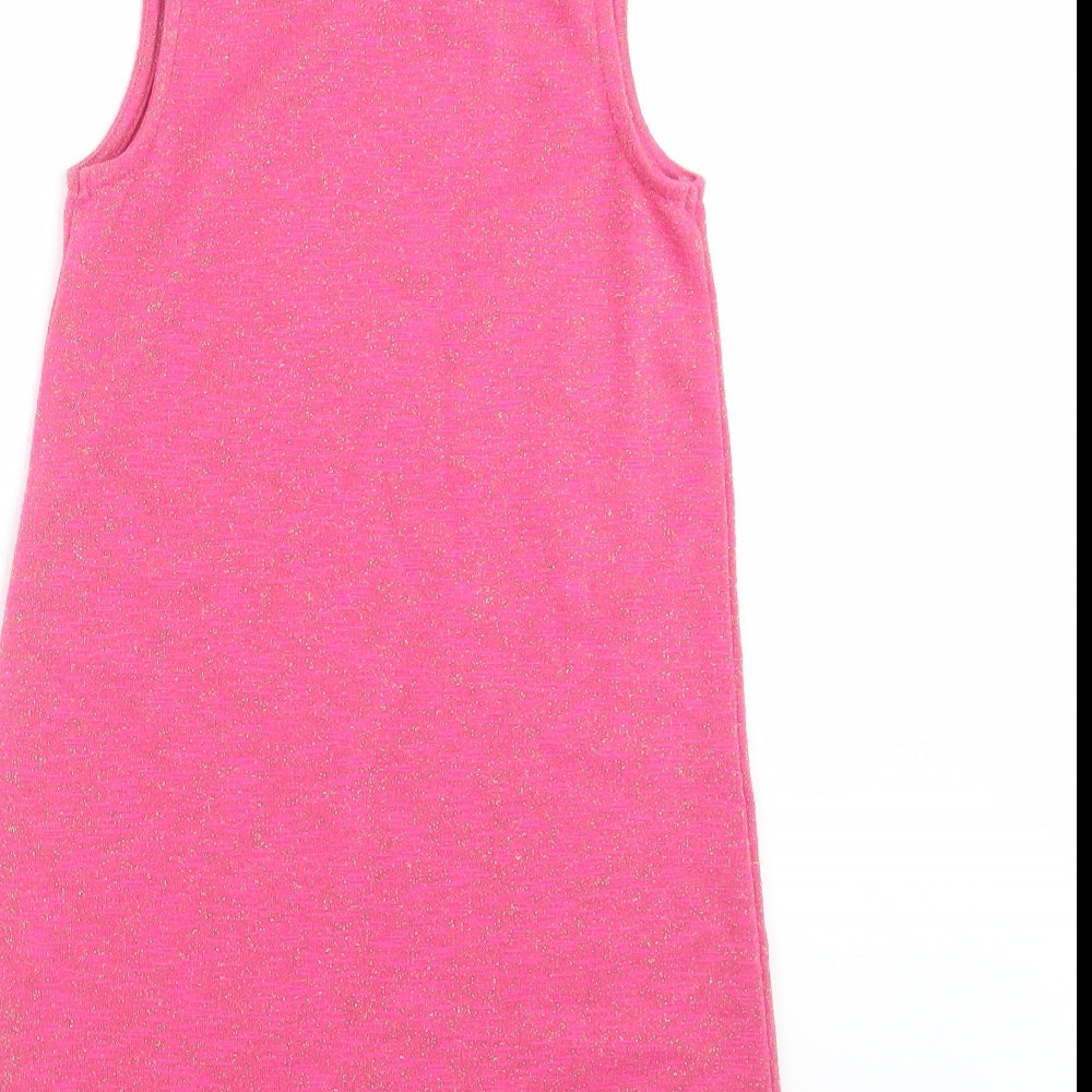 George Girls Pink   Tank Dress  Size 5-6 Years