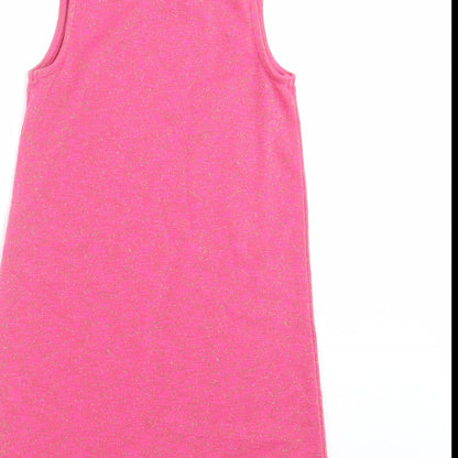George Girls Pink   Tank Dress  Size 5-6 Years