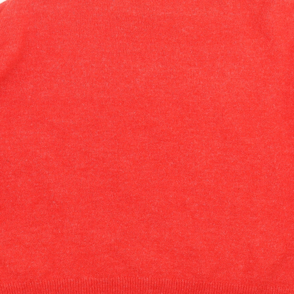Womens UK Size L H&M Red Pullover Jumper