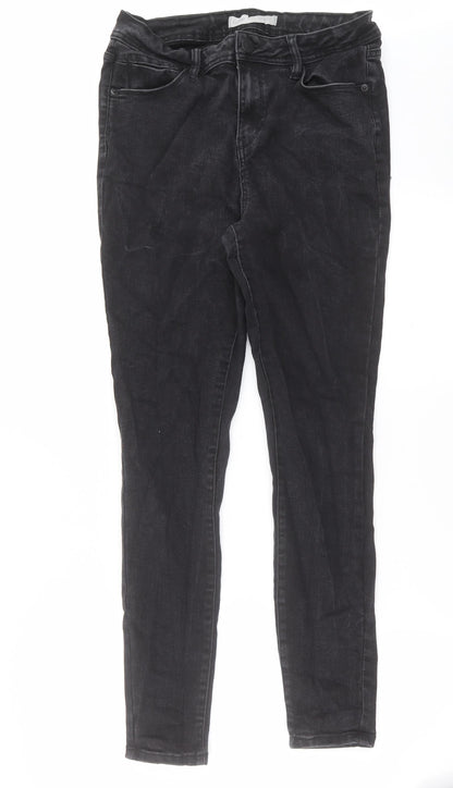 George Womens Grey  Denim Skinny Jeans Size 14 L29 in