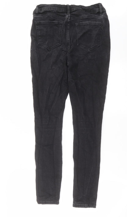 George Womens Grey  Denim Skinny Jeans Size 14 L29 in