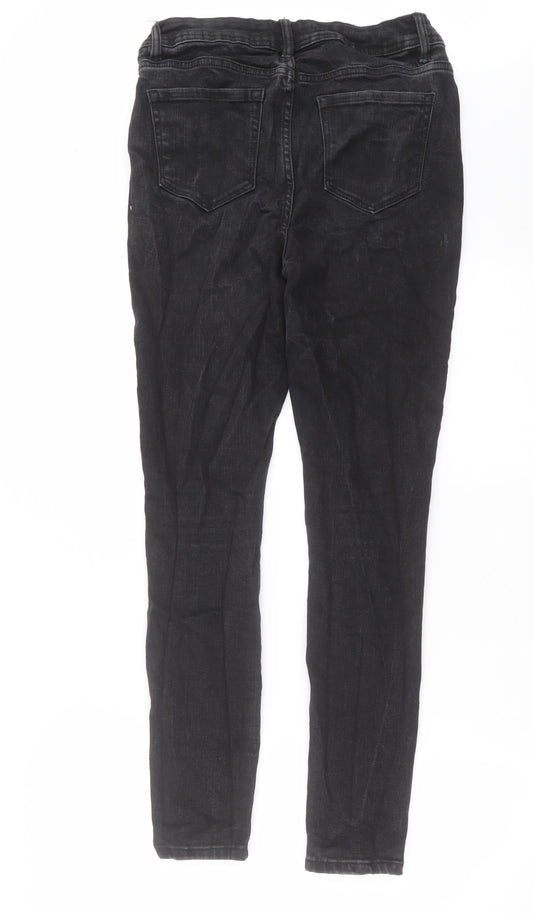 George Womens Grey  Denim Skinny Jeans Size 14 L29 in