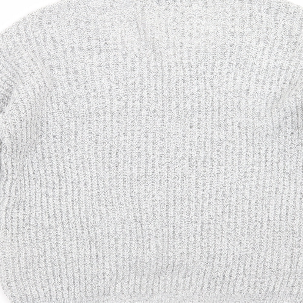 Womens UK Size S Jaqueline de Yong Grey Pullover Jumper