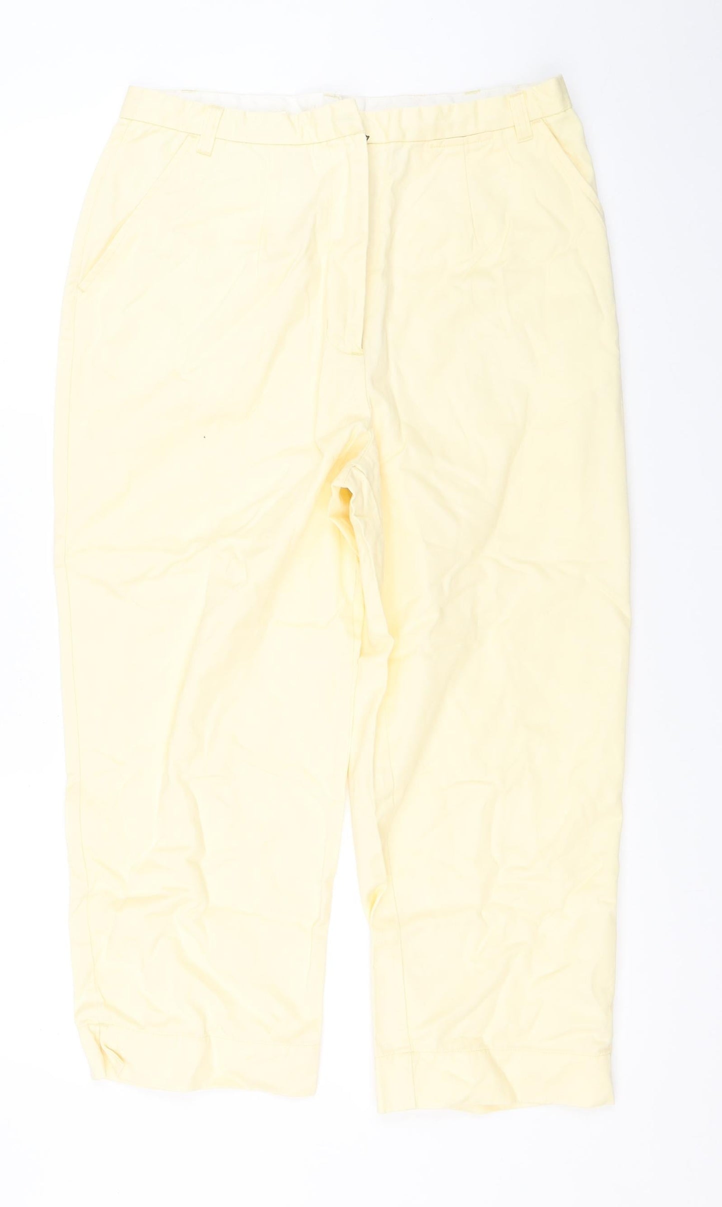 Womens UK Size 12 Best basics Regular Fit  White Trousers
