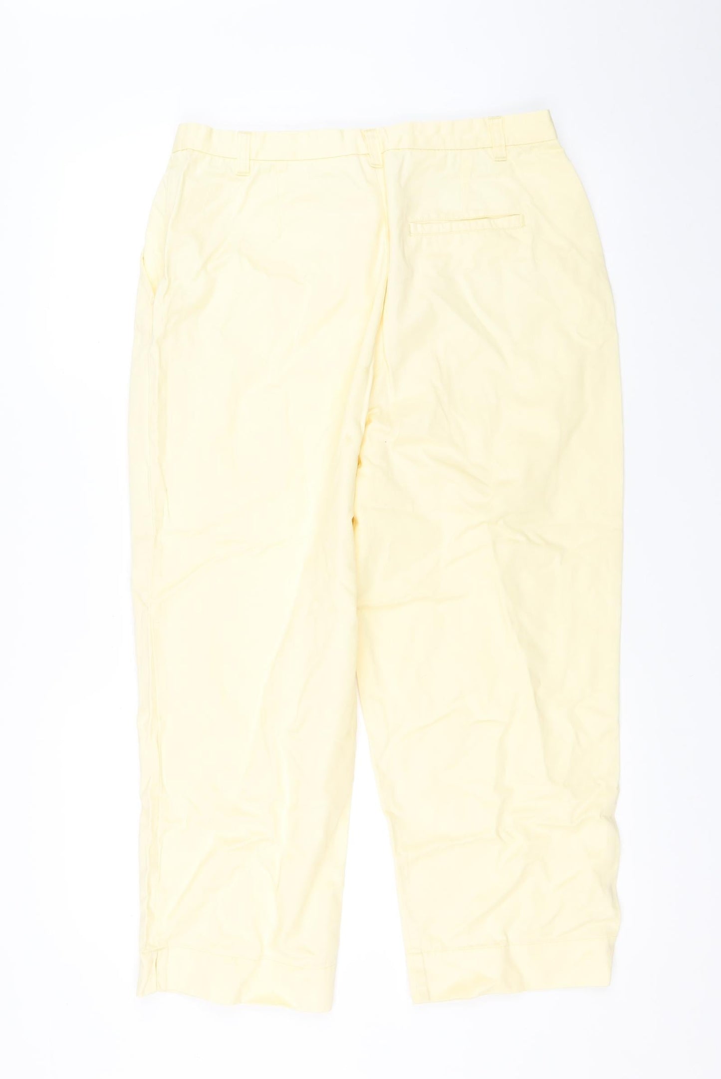 Womens UK Size 12 Best basics Regular Fit  White Trousers