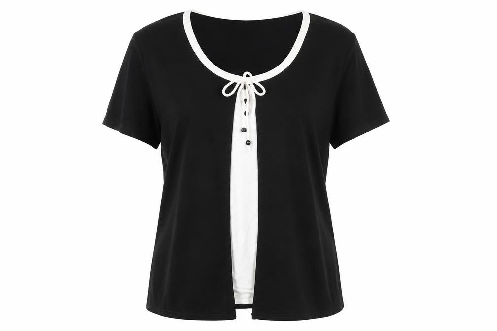 Womens UK Size XL Soul Collection Black Basic T-Shirt