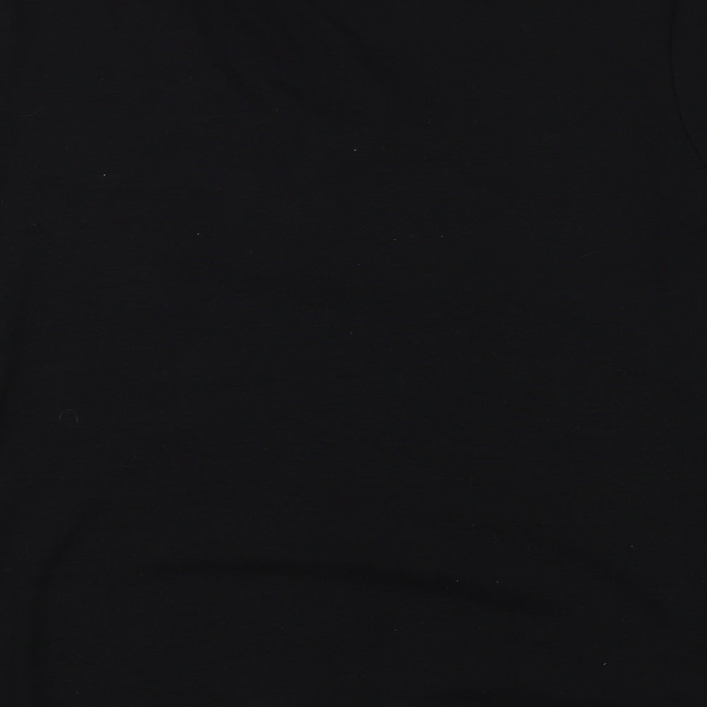 Womens UK Size XL Soul Collection Black Basic T-Shirt