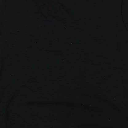 Womens UK Size XL Soul Collection Black Basic T-Shirt