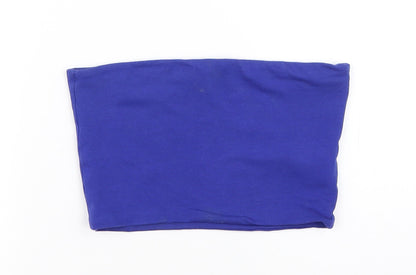 Topshop Womens Blue   Basic Tank Size 8