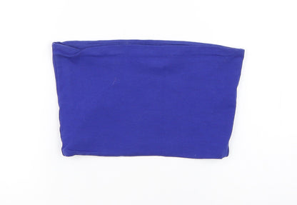 Topshop Womens Blue   Basic Tank Size 8