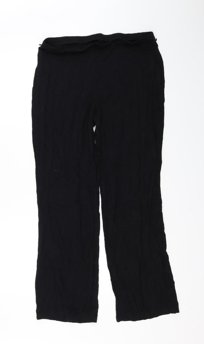 Womens UK Size 16 Marks and Spencer Regular Fit  Black Trousers