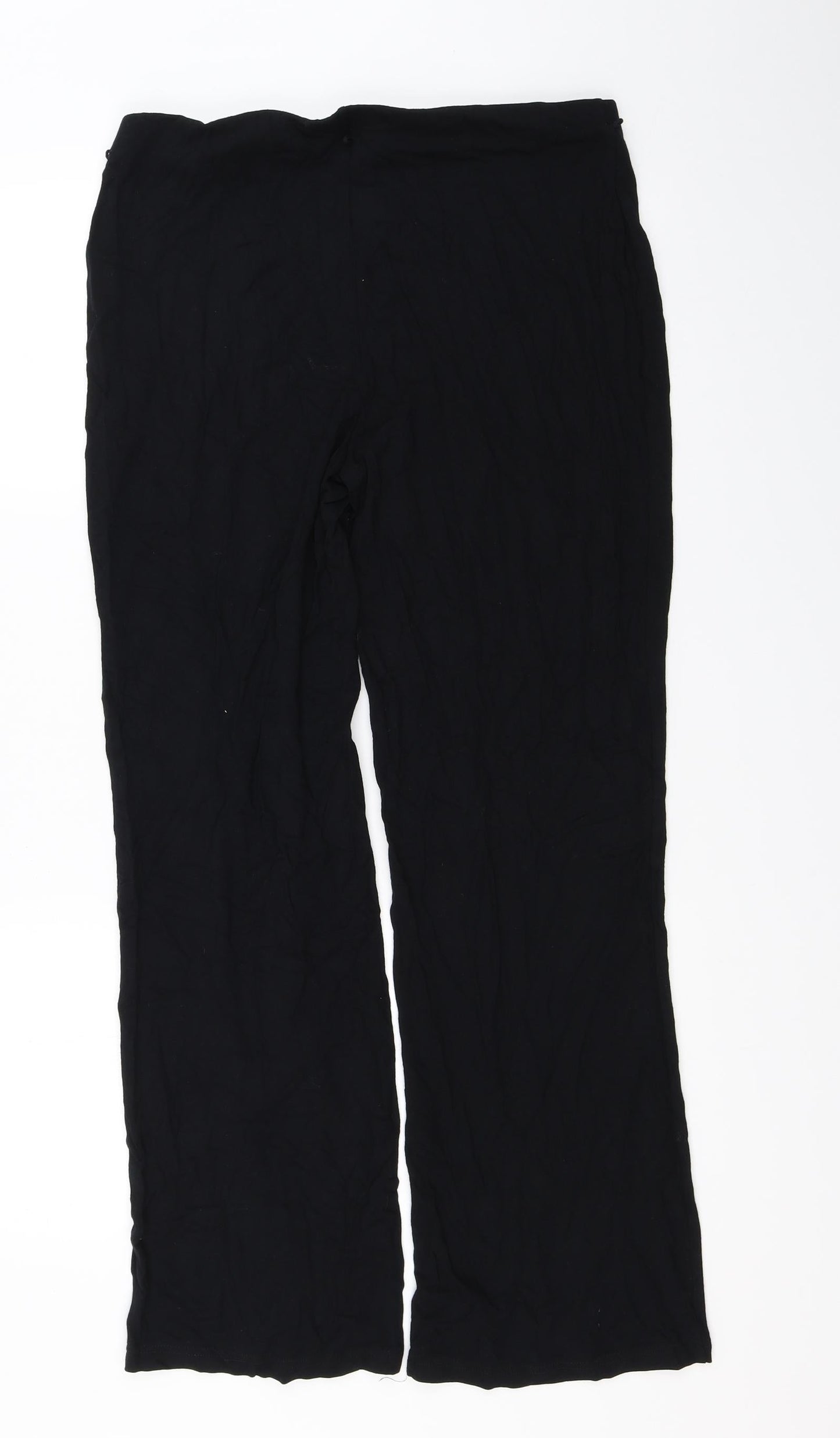 Womens UK Size 16 Marks and Spencer Regular Fit  Black Trousers