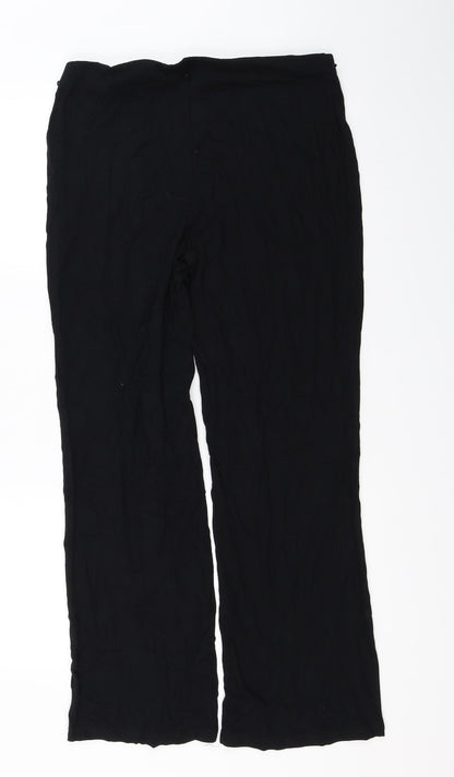 Womens UK Size 16 Marks and Spencer Regular Fit  Black Trousers