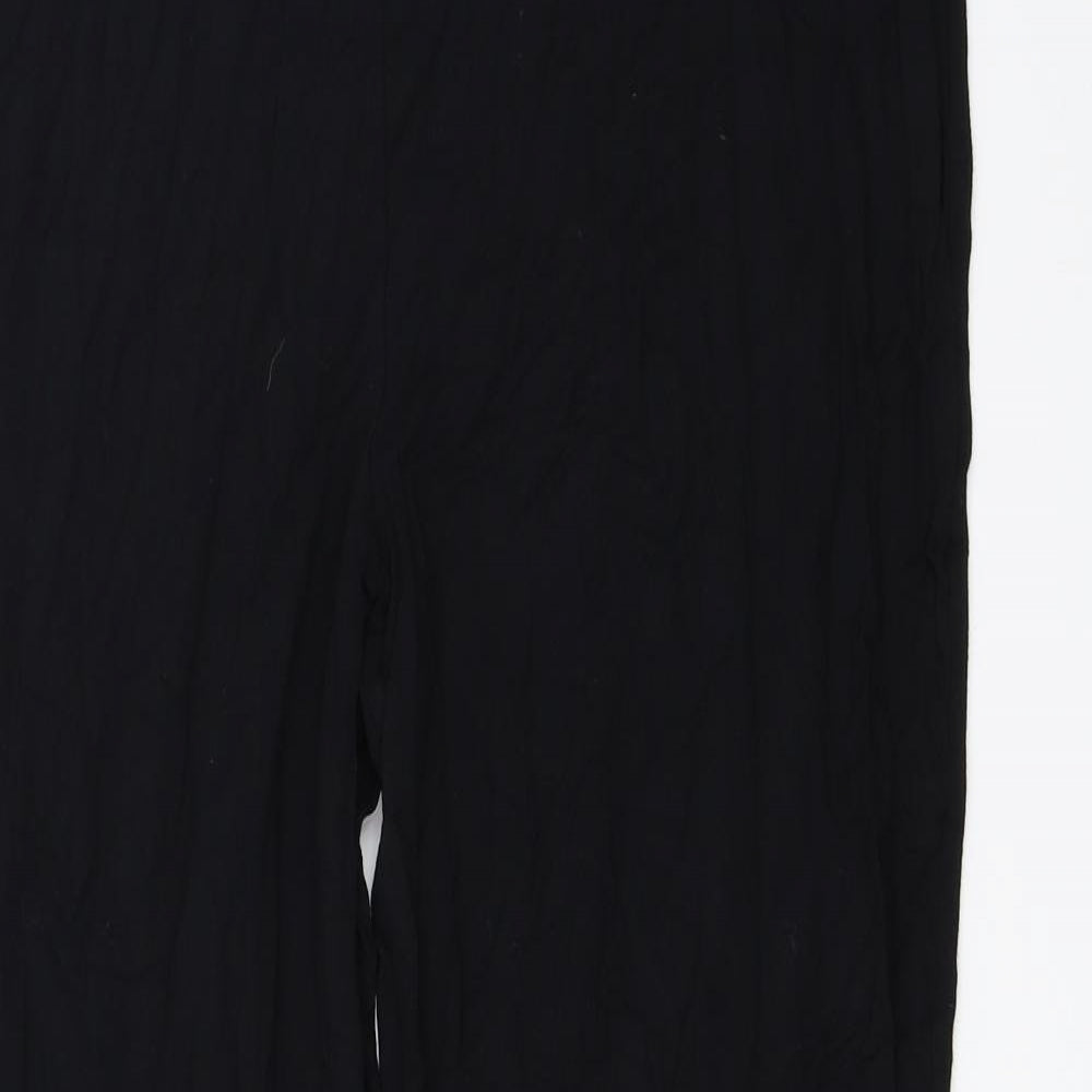 Womens UK Size 16 Marks and Spencer Regular Fit  Black Trousers