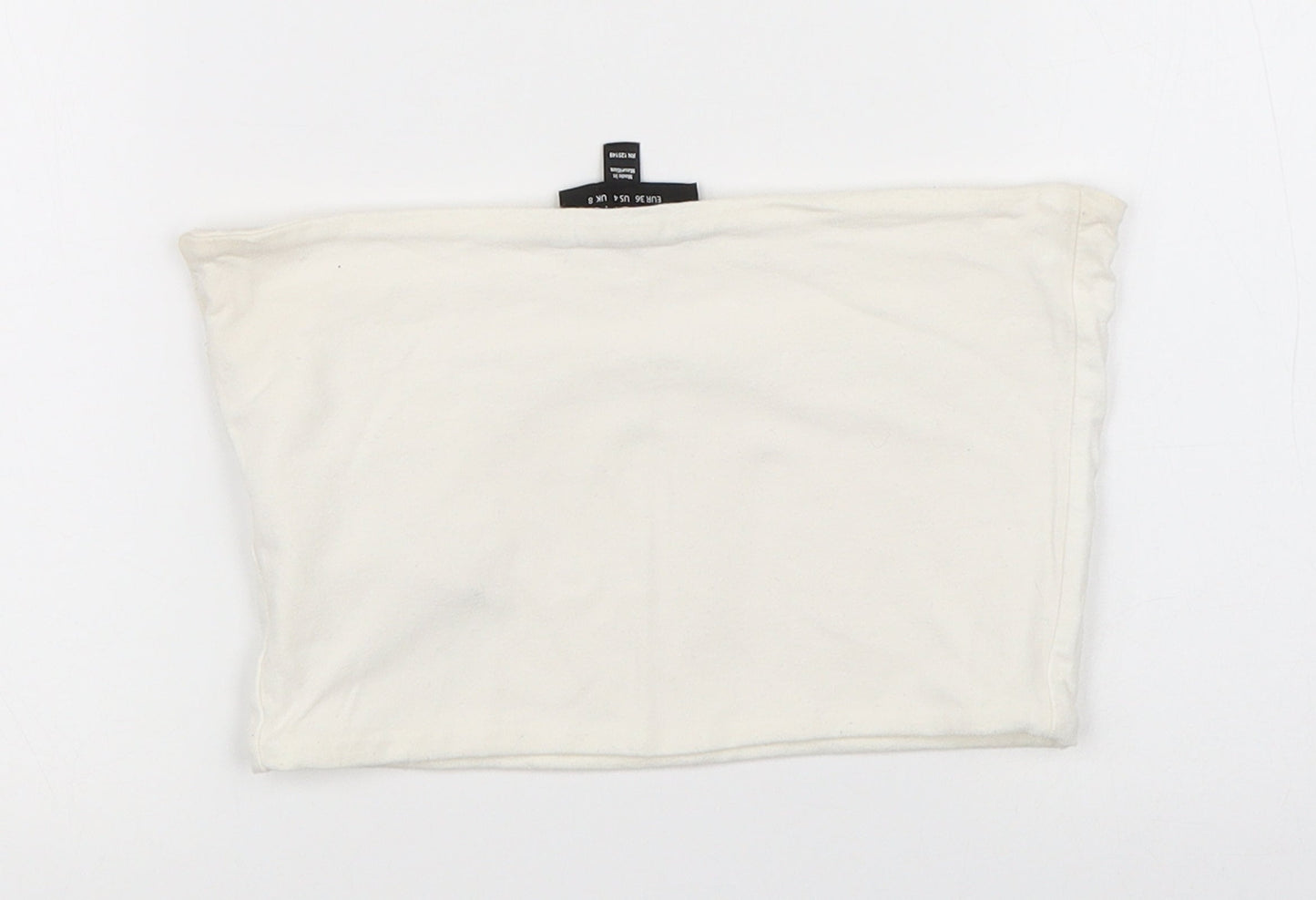 Womens UK Size 8 Topshop White Basic Tank