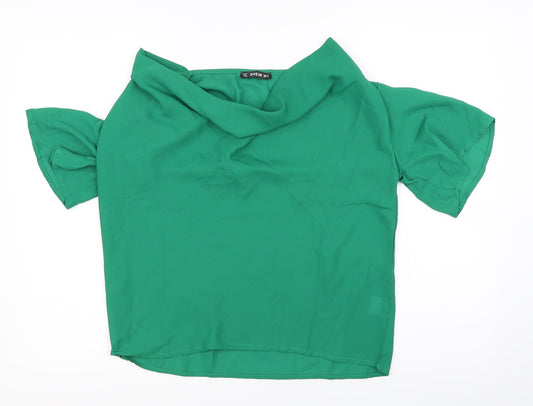 SheIn Womens Green   Basic Blouse Size XS