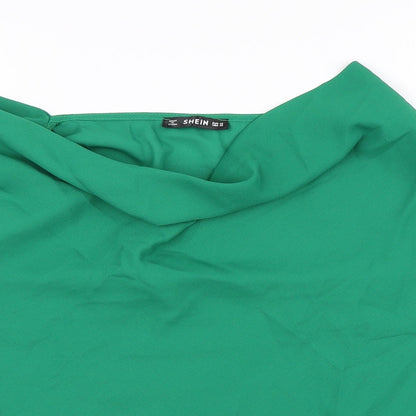 SheIn Womens Green   Basic Blouse Size XS