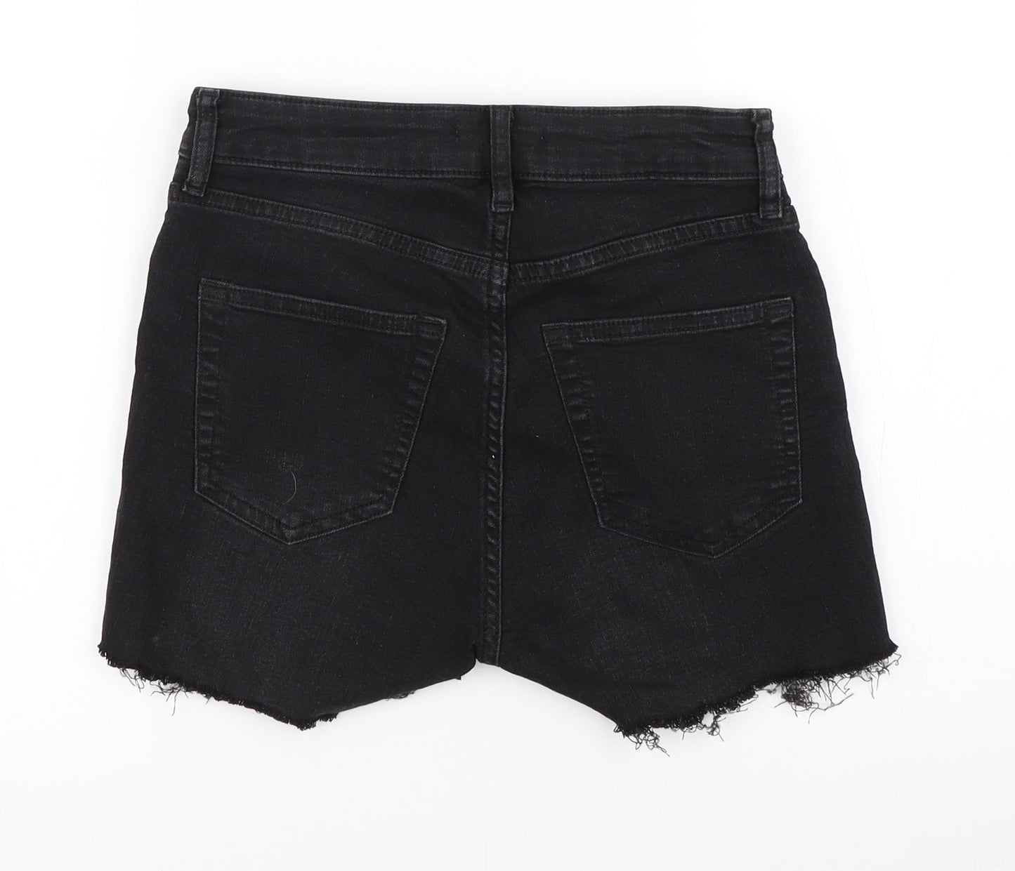 H&M Womens Black   Hot Pants Shorts Size 6