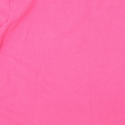 Brand and care label for George women’s pink solid top pyjama top, size UK 14