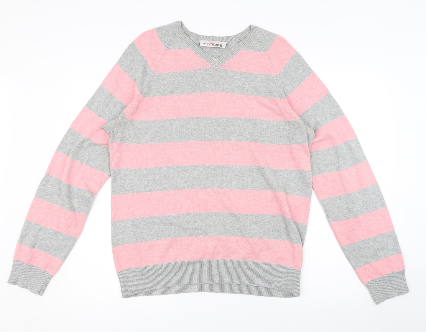 Burton Mens Multicoloured Striped  Pullover Jumper Size M