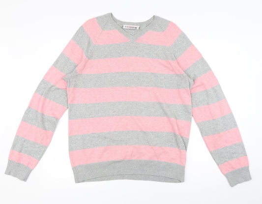 Burton Mens Multicoloured Striped  Pullover Jumper Size M