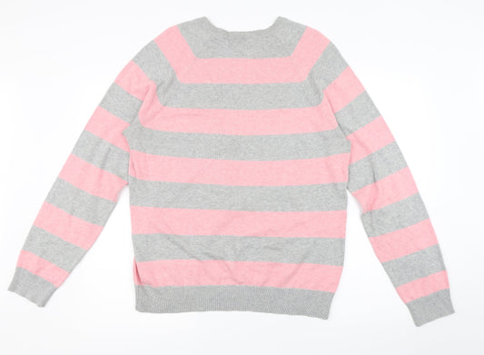 Burton Mens Multicoloured Striped  Pullover Jumper Size M