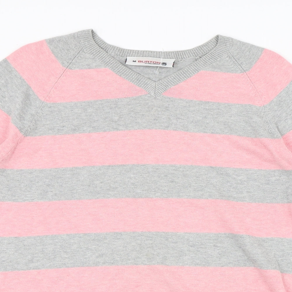 Burton Mens Multicoloured Striped  Pullover Jumper Size M