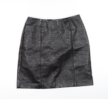 H&M Womens Black   Mini Skirt Size 8