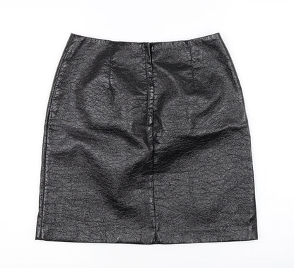 H&M Womens Black   Mini Skirt Size 8
