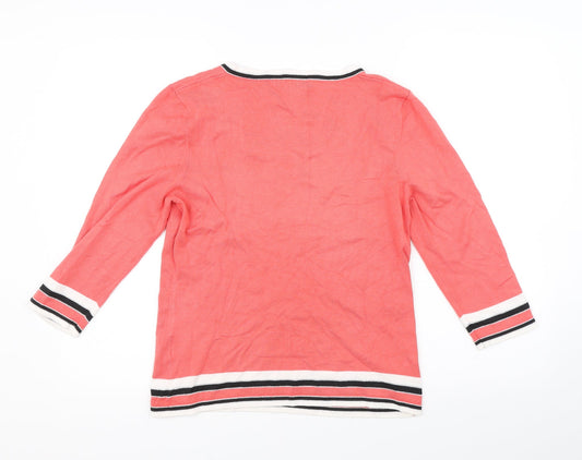 Autonomy Womens Pink   Pullover Jumper Size 14