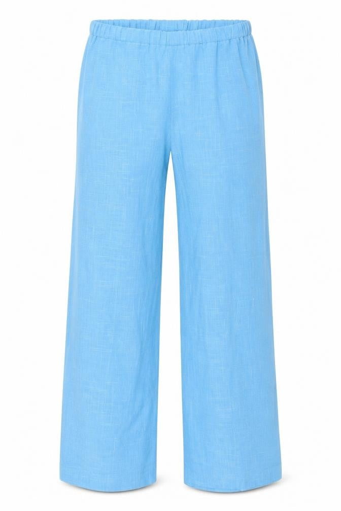 Womens UK Size 12 Penny Plain Regular Fit  Blue Trousers