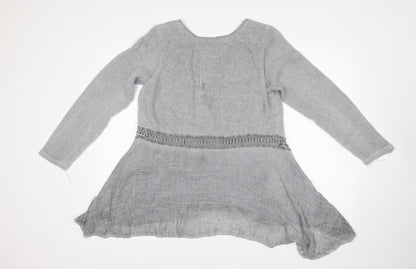 Klass Womens Grey   Pullover Jumper Size M