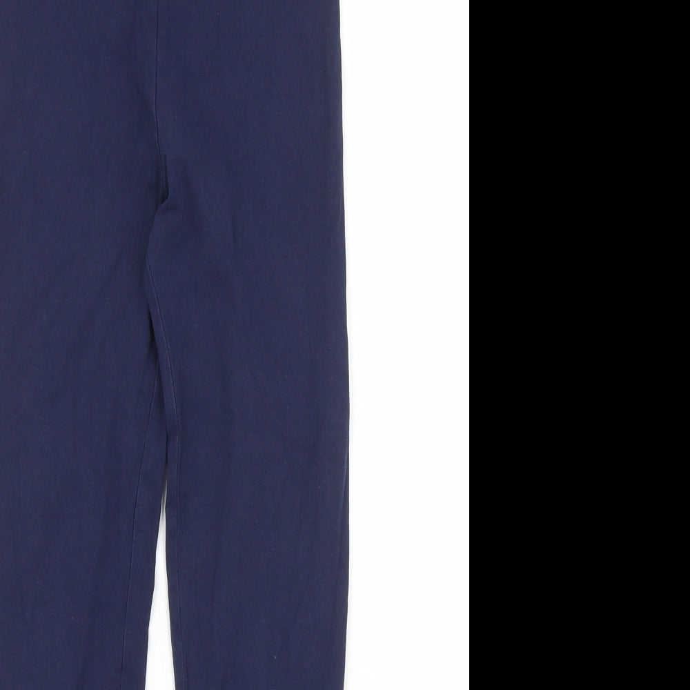 George Girls Blue   Carrot Trousers Size 9 Months