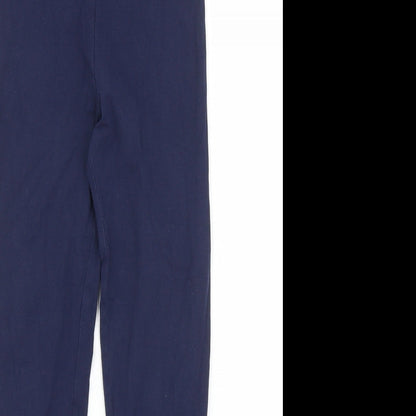 George Girls Blue   Carrot Trousers Size 9 Months