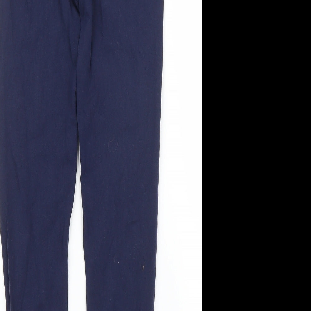 George Girls Blue   Carrot Trousers Size 9 Months