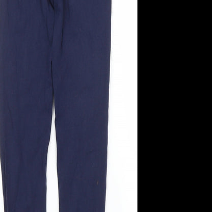 George Girls Blue   Carrot Trousers Size 9 Months