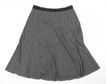 Gerry Weber Womens Grey   A-Line Skirt Size 14