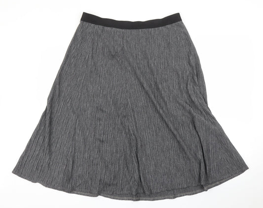 Gerry Weber Womens Grey   A-Line Skirt Size 14