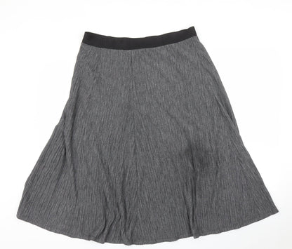 Gerry Weber Womens Grey   A-Line Skirt Size 14