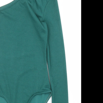 PRETTYLITTLETHING Womens Green   Leotard One-Piece Size 4